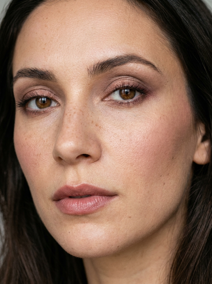 Modern Autumn Soft Glam als Herbst Makeup Ideen für braune Augen Inspiration 2026